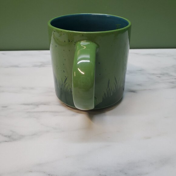 Mug - Tim Hortons Beaver Themed Green and Blue in Excellent condition - Picture 9 of 16